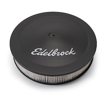 Pro-Flo Black 14" Round Air Cleaner with 3" Paper Element (Deep Flange)